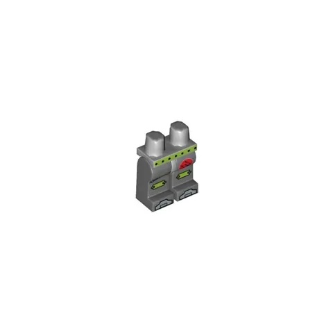 LEGO Hips and Dark Bluish Gray Legs with Atlantis Diver Pattern inv.654