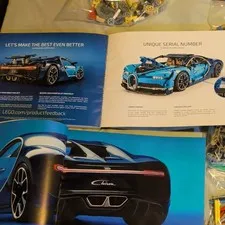 LEGO Technic Bugatti Chiron 42083 W/Manual Disassembled No Box all Sticker Part