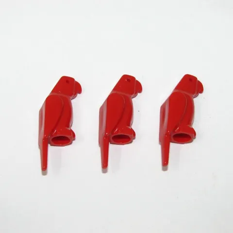 LEGO 4x Lot of Red Parrot from Western Cowboys Legoredo 6762 6769 7071 #2546