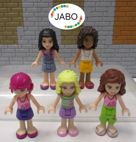 (O 15 / 12) Lego Friends 5 figures minifigures