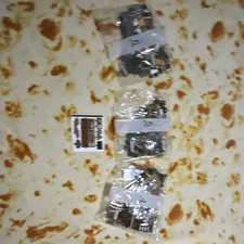LEGO Multicolor Plastic Mixed Parts Lot in Number 4,5,6 Polybags w/ Stickers