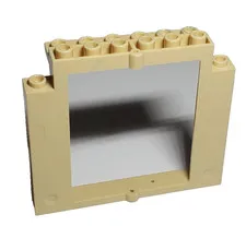 Tan Lego 40253 Door Frame 2x8x6 Swivel without Bottom Notches