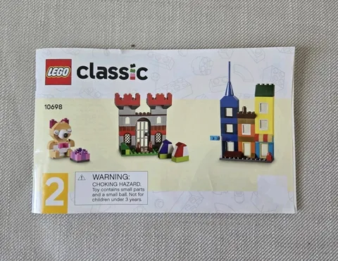 LEGO Classic 10698 Instruction Manual Book 2 Only Large Creative Brick Box OEM