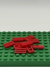 Lego Grill Grate Plates 1x2 Red Replacement Part #2412 Lot of 10 #2412b 1714