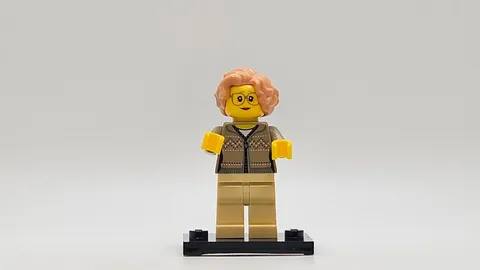 LEGO minifigure Grandmother hol165 City Town Holiday 60235 grandma