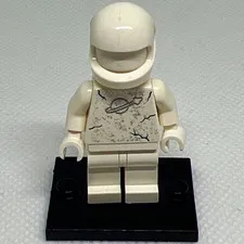 LEGO Classic Space White Astronaut Minifigure w/ Helmet Air Tanks sp001