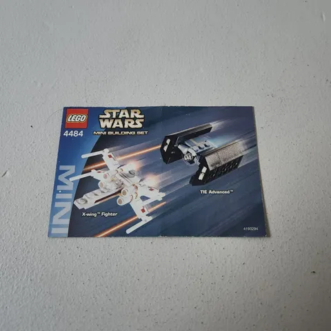 LEGO STAR WARS 4484 Mini X-Wing Fighter & TIE Advanced Instruction Manual Only