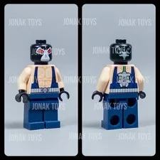 LEGO Batman 1 2006 Bane Custom Minifigure *ON GENUINE TORSO* Bat021 (7787)
