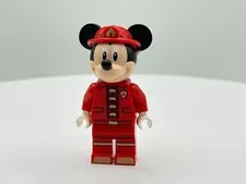 LEGO Disney Mickey Mouse Fire Fighter Minifigure - dis050 - Set 10776