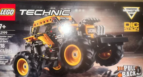 LEGO Technic Monster Jam DIGatron Pull Back Truck 42199 JCB 218pcs Open Box