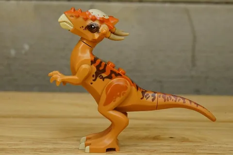 LEGO Stygimoloch Figure Styg01 Brown Jurassic World Dinosaur From Set 75927