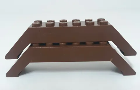Lego Parts Lot 30180 Brown Slope 45 10X2X2 Double For Set 7144 5987