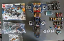Lego SHIELD Helicarrier Avengers W/ 12 Figures Incomplete Unassembled Set 