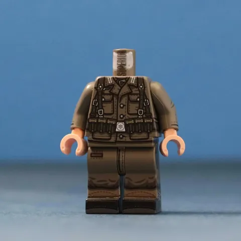 The Minifig Co. Custom LEGO German K98 Old Dark Grey Bodies With 3 Style Options