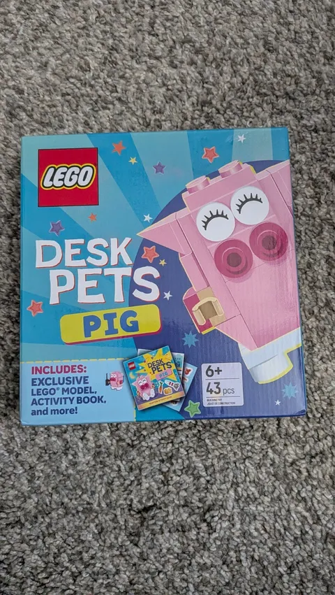 LEGO Desk Pets Pig Set 5010354 Open Box Complete Unused All Parts 43pcs Ages 6+