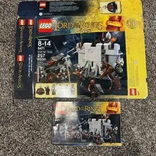 Lego Lord Of The Rings 9471 Uruk-Hai Army Empty Box And Instructions ONLY