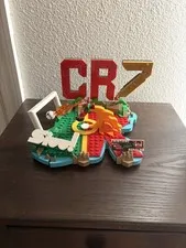 LEGO CR7 Brick-Built Display Model Custom Printed Multicolor Sports