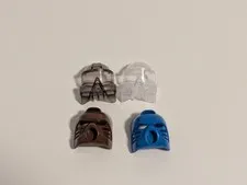 Bionicle Kanhoi Masks 2*Kaukau And 2*Hau