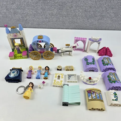LEGO Friends Disney Princess Jasmine Mrs Potts Cinderella Castle Bulk Lot Bundle
