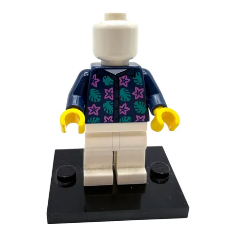 LEGO ® minifigure top shirt casual Hawaii dark blue accessories casual shirt