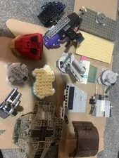 Lot Of 15 Partially Assembled Lego Parts