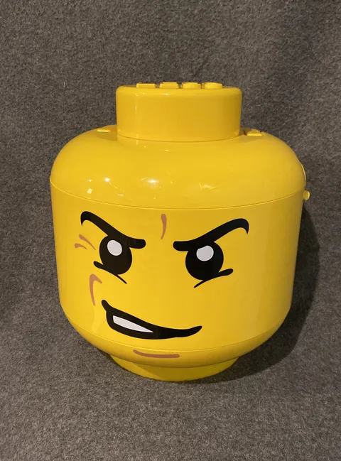 Lego Sort Stroe Sorter mad face lego storage head