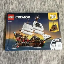 LEGO Creator 31109 Pirate Ship 3-in-1 Instruction "Manual ONLY" Booklet