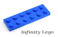 20 LEGO Blue Plate 2 x 6 (3795) - (20 Pieces)