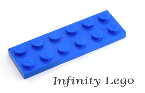 20 LEGO Blue Plate 2 x 6 (3795) - (20 Pieces)