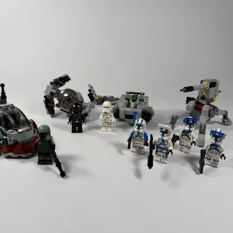 LEGO Star Wars Lot Boba Fett 501st Clone Troopers TIE Scout Trooper Cannon
