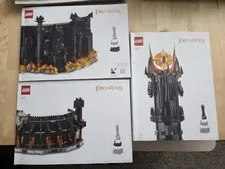 Lego 10333 Lord Of The Rings Barad-Dur Instruction Manual Book Only All 3