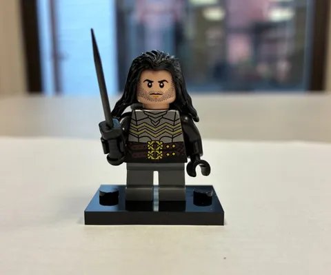Lego Kili the Dwarf Minifigure Custom The Lord of the Rings Hobbit 79001 lor037