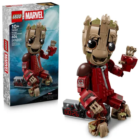 🌱 LEGO Marvel Ravager Jumpsuit Groot 76341 Buildable Figure – Free Shipping