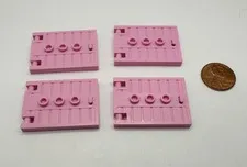 Lego Pink Barn Stable Door Lot  - 4 Pieces
