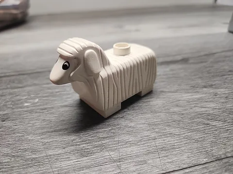 LEGO Duplo Animal Sheep Cream White Farm