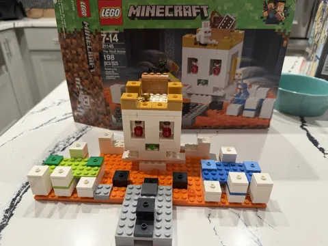 LEGO Minecraft 21145 The Skull Arena & The Taiga Adventure Set (21162)