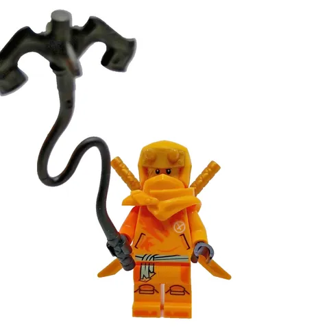 New LEGO Ninjago Arin - Shirt w/ Orange Dragon, Hood w/ Horns njo0822