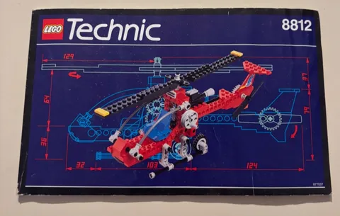 LEGO Technic 8812 Aero Hawk II instructions manual booklet