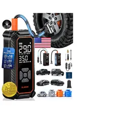 Olarhike Cordless Tire Inflator Portable Air Compressor 150Psi Dual 12V Dc Air