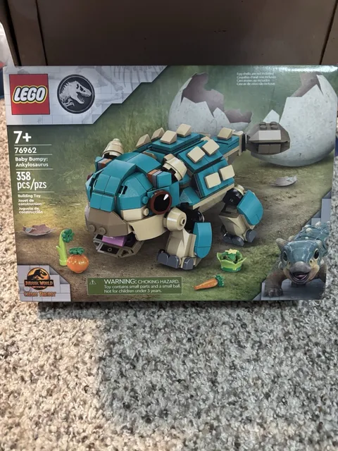 Brand New LEGO Jurassic World: Baby Bumpy: Ankylosaurus (76962)