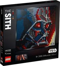 LEGO Art Star Wars The Sith 3-in-1 Mosaic Set 31200 no box