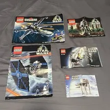 LEGO Star Wars Vintage Instruction Manuals Only