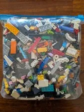 2 Pound 2lb LEGO Bulk Mixed Assorted Lot, Bricks Blocks Parts Pieces AS PICTURED