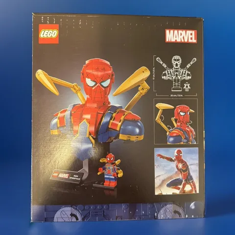 Lego Marvel Avengers Infinity Saga Iron Spider-Man Bust 76326 Set Sealed New