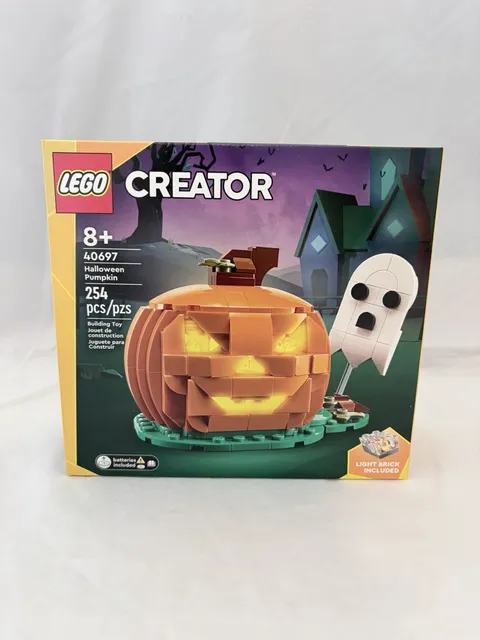 Brand New Sealed LEGO Creator 40697 | Halloween Pumpkin with Light Brick 254pcs