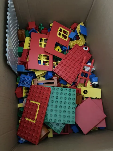 Lego Duplo Huge Bulk Lot 3.5kgs - Mixed Blocks & Parts Only Vintage