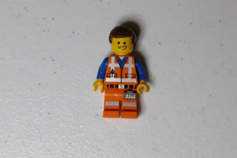 LEGO Movie Emmet Minifigure Smile / Scared