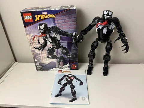 LEGO Marvel Venom Figure 76230 Retired Spider-Man PREOWNED W/box & Instructions
