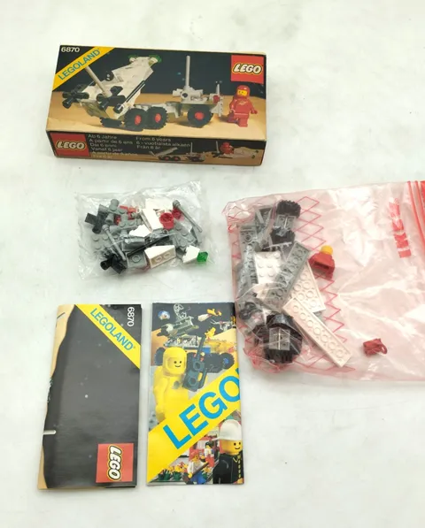 LEGO 6870 Space Probe Launcher VERY GOOD ORIGINAL BOX BOX Classic Space Vintage Inlay