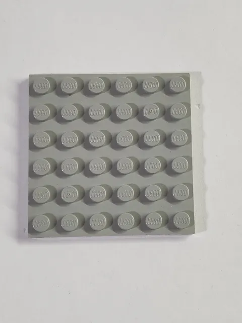 LEGO Parts ● Light Gray 6 x 6 ● # 3958 ● QTY 1